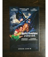 1995 Batman Forever Movie Poster Full Page Original Color Ad 1221 - £5.26 GBP
