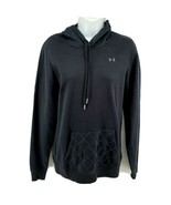 Under Armour UA Hometown Hoodie Size S Womens Black Cold Gear Loose Long... - £21.42 GBP