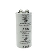 Cylindrical Uxcell Abs 800Mfd 800Uf 250V Ac Motor Starting Capacitor. - €32,42 EUR