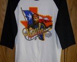 Willie Nelson Concert Tour Raglan Jersey Shirt Vintage 1984 Single Stitc... - £158.58 GBP