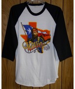 Willie Nelson Concert Tour Raglan Jersey Shirt Vintage 1984 Single Stitc... - £156.61 GBP