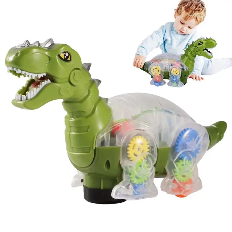 Kid Dinosaur Toy Musical Dinosaur Baby Toys Portable Music Light Toy Baby Crawl - £15.76 GBP