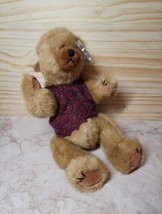 TY ORIGINAL BEANIE BEAR CLYDE BROWN WITH TO AND FROM TAG - £4.93 GBP