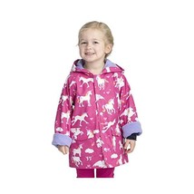 Hatley Girl&#39;s Printed Raincoat, Pink(Rainbow Unicorns), 8 Years (Manufac... - £33.21 GBP