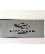 Boat Helm Station EVA Brushed Grey Pad with CHAPARRAL Logo 16&quot; x 39&quot; x 1/2&quot; - $273.07 CAD