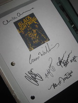 Black Lightning Signed TV Pilot Script Screenplay Autograph X6 Cress Williams Ch - £15.74 GBP