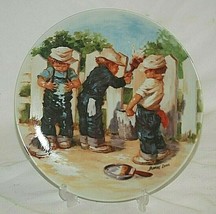 Knowles Jeanne Down&#39;s Friends 1985 Collectors Plate A Coat of Paint COA ... - $19.79