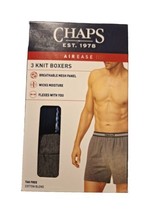 CHAPS 2XL Airease 3 Knit Boxers Breathable Mesh Panel Wicks Moisture NEW - £13.83 GBP