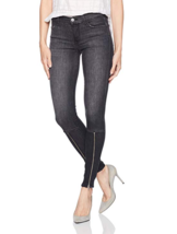 J BRAND Womens Jeans Mid Rise Zip Skinny Heath Black 26W JB000733 - £68.56 GBP