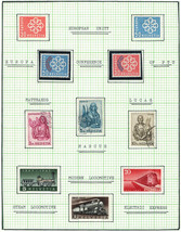 SWITZERLAND 1947-1959  Very Fine  Mint &amp; Used Stamps Hinged on list - £2.45 GBP