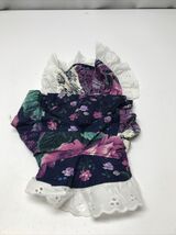Purple Floral Dog Dress Costume Dogwear Outdoorwear Size XS   KG - $7.91