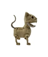 Animated CAT Skeleton Halloween Decoration Light Up Eyes Sound Battery O... - $571.38 MXN