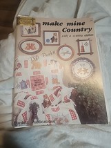 Make Mine Country with a Country Afghan Cross Stitch Leaflet by Dale Burdett - $5.65