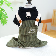 Pet Corduroy Overalls for Dog and Cat, Dog Clothes, Pet Clothing - $29.99