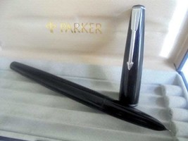 PARKER 17 Black color Fountain Pen In gift box Original Graduation gift ... - £31.17 GBP