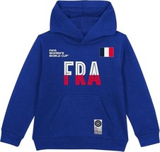 FIFA 2023 World Cup Soccer Hooded Sweatshirt - France - little boys size... - $158.15 MXN