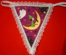 New Womens LUCY Halloween Gstring Thong Trick or Treat Lingerie Underwear - £15.17 GBP