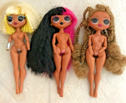 Lot of 3 MGA 2019 LOL Dolls No Hands - £13.38 GBP