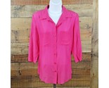 Ann Taylor 3/4 Sleeve Blouse Women&#39;s Size 8 Pink TC2 - $8.41