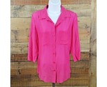 Ann Taylor 3/4 Sleeve Blouse Women&#39;s Size 8 Pink TC2 - £6.61 GBP