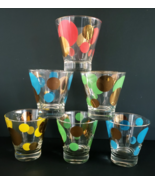 Russel Write Atomic Eclipse Old Fashion Lowball Barware Set of 6 Vintage - $192.41 CAD