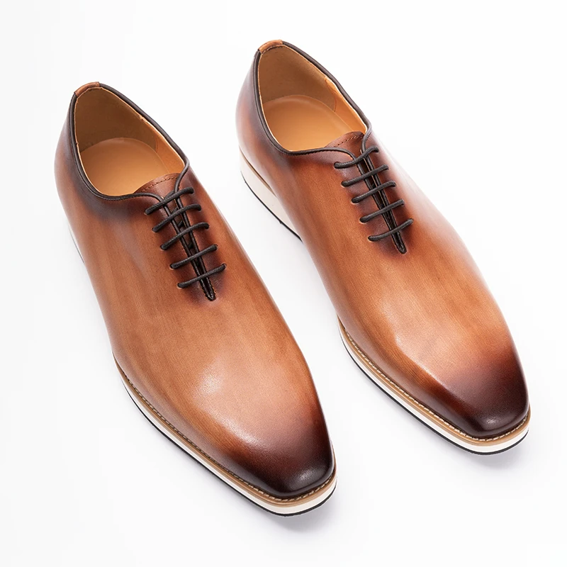 Oxford Flats for Men Dress Shoe Fashion Oxfords Flats Platform Footwear ... - £130.07 GBP