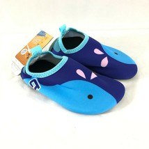 Cituo Toddler Boys Water Shoes Slip On Whale Blue Size 26/27 US 9/10 - £7.76 GBP