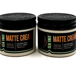 GIBS Tea Tree Matte Cream High Hold Matte Finish 4 oz-2 Pack - £31.60 GBP