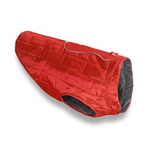 Kurgo Loft Dog Jacket and Reversible Dog Coat, Red/Dark Charcoal Grey, X... - $102.41 CAD