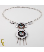 Paperclip Navajo Shell Chief Necklace - $1,473.71 CAD