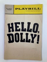 1967 Playbill St. James Theatre Martha Raye, David Burns in Hello, Dolly! - £37.37 GBP
