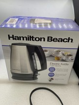 Hamilton Beach 1 Liter Electric Kettle, Stainless Steel and Black, , 40901F - £6.19 GBP