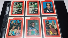 1983 Topps The A-Team Stickers Mixed Lot of 8 Nm/Mt - $7.43