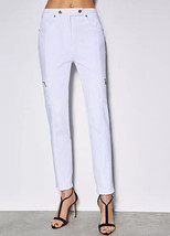 STAR by Julien MacDonald White Slim Leg Cargo Jeans (fm54-1) - $38.93