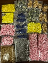 6 Pounds of Jewelry Making Beads and Findings, Multiple Different Colore... - £68.26 GBP