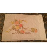 Single Wamsutta Ultracale Standard Pillowcase Vintage Asian Floral Off W... - £9.58 GBP