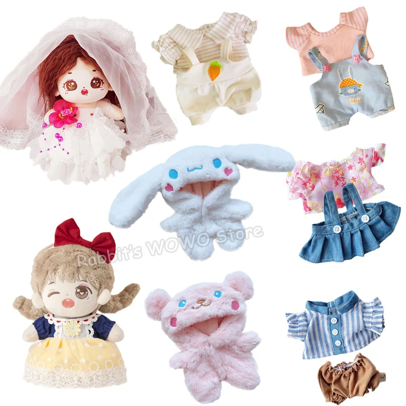 Doll Clothes for 20cm Idol Doll Outfit Accessories Maid Skirt Wedding Dress - £7.59 GBP+