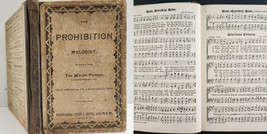 1888 Antique Prohibition Temperance Music Book Hope For Drunkard Water Fairies - £58.36 GBP
