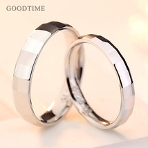 Fashion 100% Real 925 Sterling Silver Ring Wedding Bridal Scale Bamboo Couple Ri - £17.35 GBP