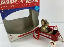 Radio Flyer Teddy Bear Classic Wagon Christmas Ornament Model 106 - £15.02 GBP