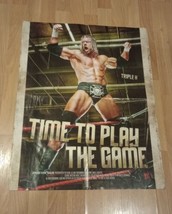 WWE Triple H Rey Mysterio Poster 2011 WWE Magazine   - £5.44 GBP