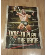 WWE Triple H Rey Mysterio Poster 2011 WWE Magazine   - £5.52 GBP
