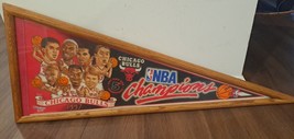 Vintage 1997 Chicago Bulls Wincraft Sports #301 5 Time Nba Champions Pennant - $49.99