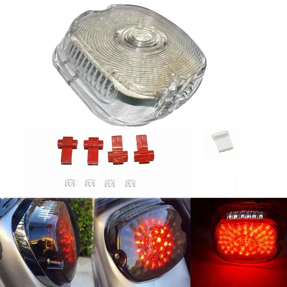 Motorcycle Tail Light LED Lay Down ke Driving Rear keTaillights Compatible  1991 - £161.85 GBP