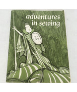 Vintage adventures in sewing PB book how to guide and tip guide for sewing - $21.73