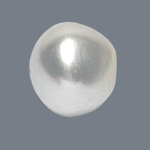 Oval Baroque 15 x 13.9mm 21.9 Cts Natural White Australian South Sea Pearl Loose - $123.75