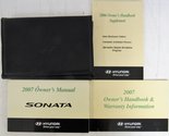 2007 Hyundai Sonata Owners Manual [Paperback] Hyundai - $41.09