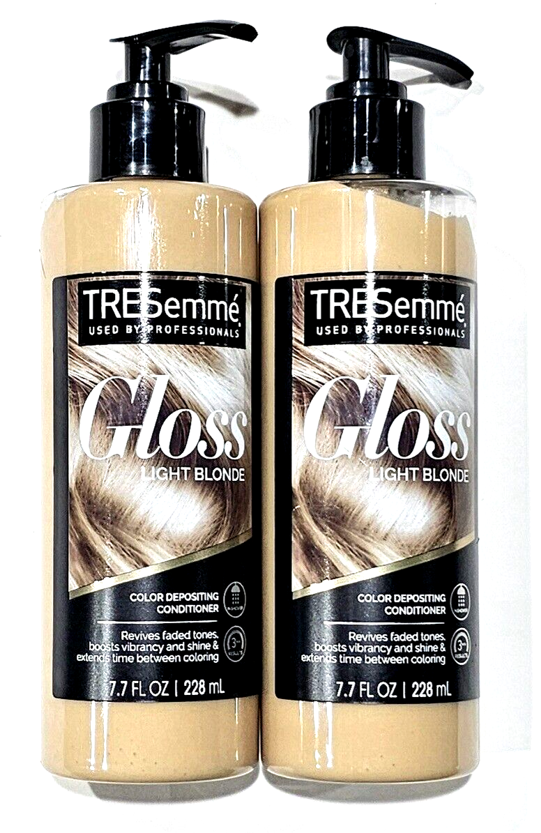 Primary image for 2 Bottles Tresemme Professionals Gloss Light Blonde Color Depositing Conditioner