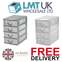 4 Drawer Mini Storage Organizer Unit for office, home or craft purposes⭐... - £5.95 GBP