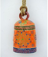 Vintage Swiss Cow Bell Metal Decorative Emboss Hand Painted Farm Animal ... - £89.52 GBP